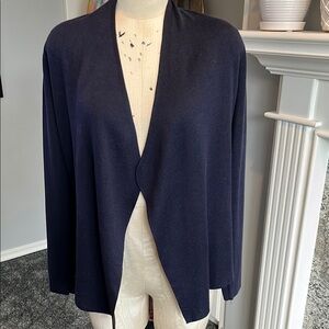 Eileen Fisher Navy Cardigan Sweater
